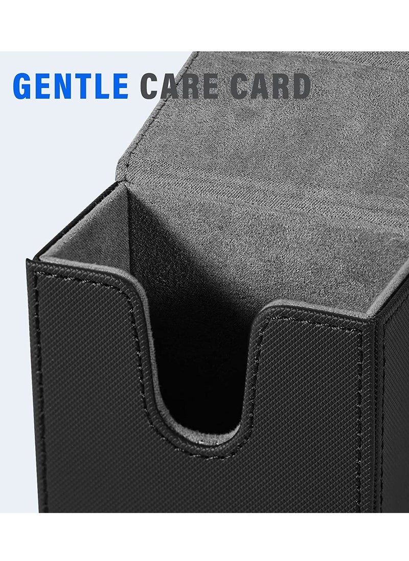 Excefore - Tarot Card Case Souvenir Card Storage Box Large Capacity Holds About 95 Pages for Most Standard Size Tarot Fold Top Design Not Included for Tarot Cards - Image 1