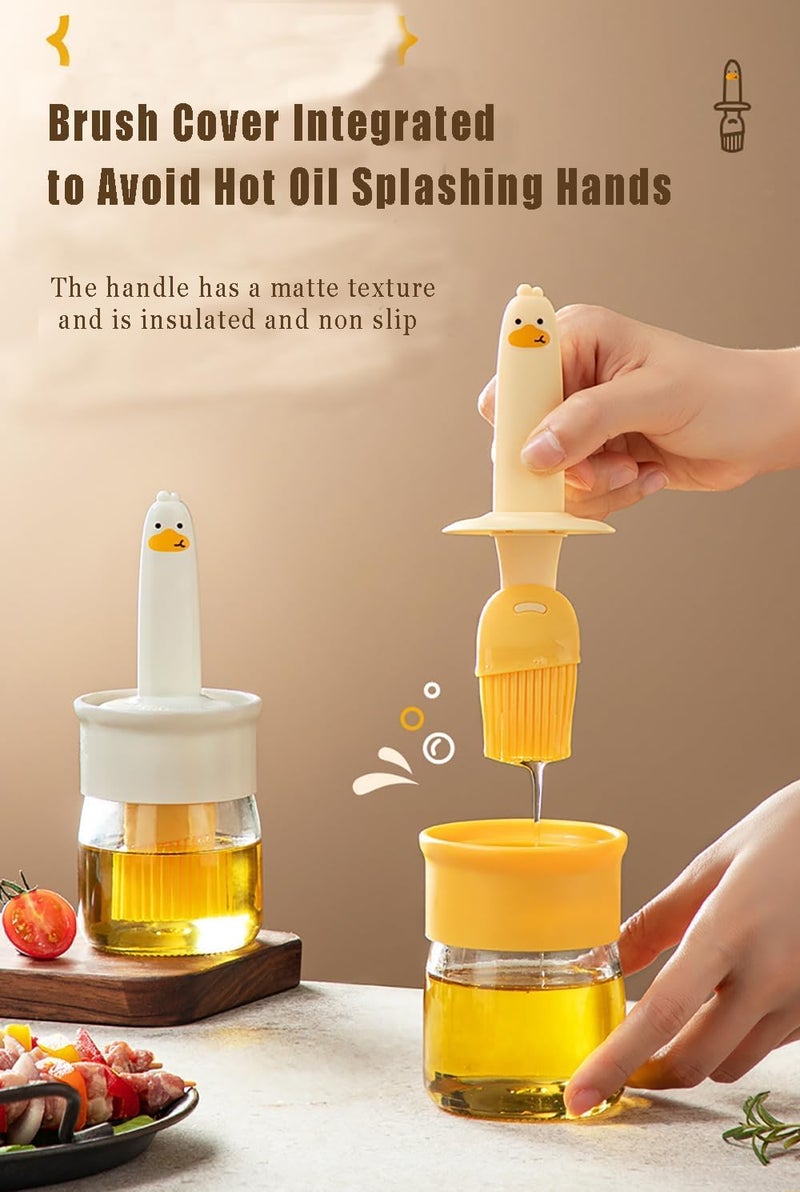Hedrix Sauce and Oil Bottle with Silicone Brush for Cooking BBQ Kitchen and 4 Hole Non Stick Egg Frying pan with Detachable Wooden Handle Multi Purpose Frying pan for Omelet uttapam idli Burger - Image 5