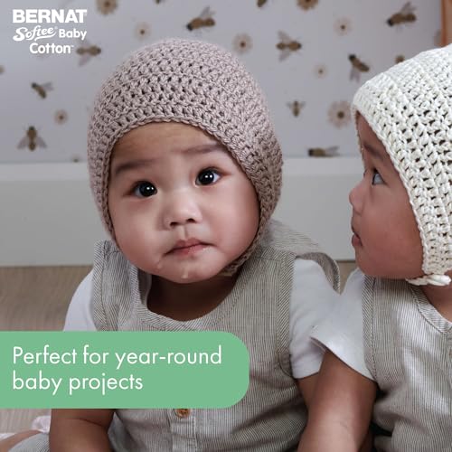 Bernat Softee Baby Cotton Feather Gray Yarn - 3 Pack of 120g/4.25oz - Blend - 3 DK (Light) - 254 Yards - Knitting/Crochet - Image 5
