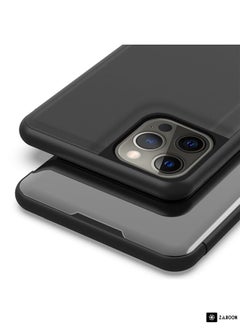Generic Protective Case Cover For iPhone 14 Pro Plated Mirror Horizontal Flip Leather  with Holder  - Image 4