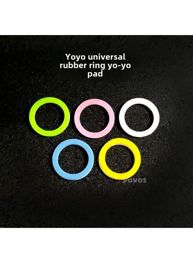 Gasket Silicone Ring YYJ Specifications Easy To Use Accessories Glue Sticker Yoyo Recycling Yo-Yo Pad Pair-Color:Green Pair - Image 1