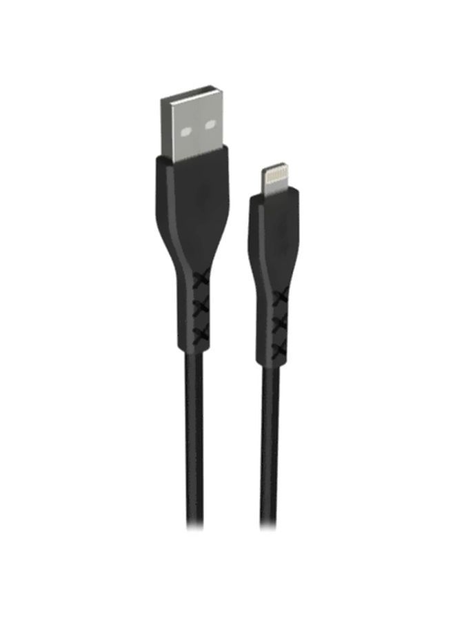 NIBEMINENT USB To Lightning Data Sync Charging Cable Black