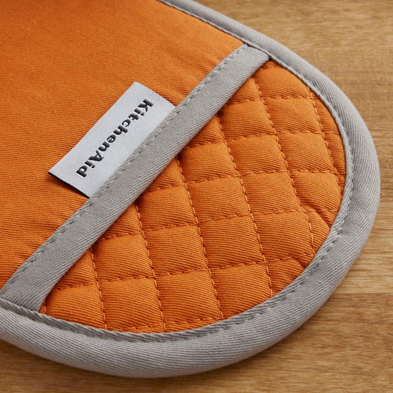 KitchenAid حامل أواني كيتشن إيد أسترويد 2-pack مجموعة  برتقالي عسل  6.5"x10" - Image 3