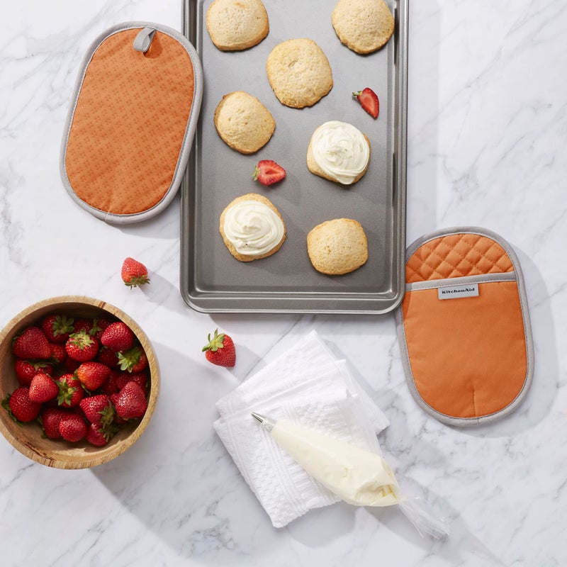 KitchenAid حامل أواني كيتشن إيد أسترويد 2-pack مجموعة  برتقالي عسل  6.5"x10" - Image 1