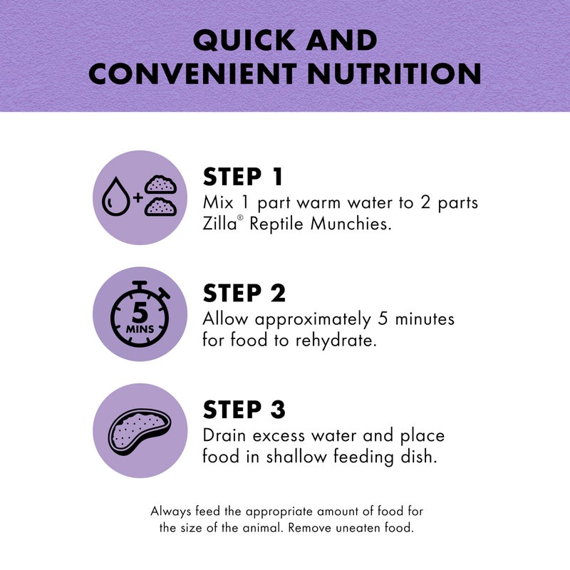 Zilla Reptile Munchies, Omnivore Mix, Dehydrated and Sun Dried Vegetables and Insects, 4 Ounces - Image 3
