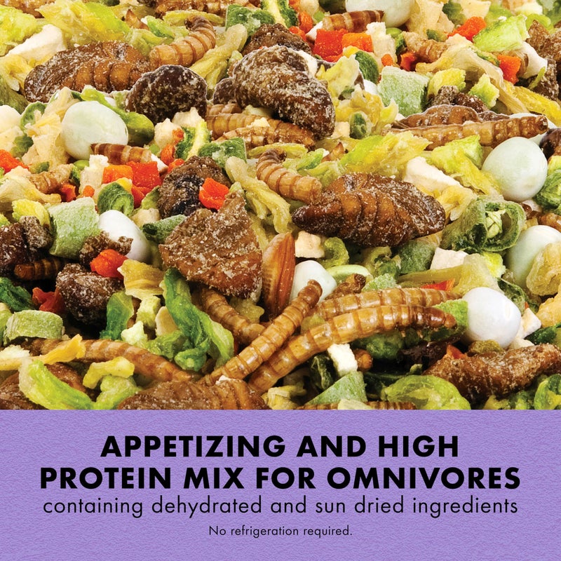 Zilla Reptile Munchies, Omnivore Mix, Dehydrated and Sun Dried Vegetables and Insects, 4 Ounces - Image 2