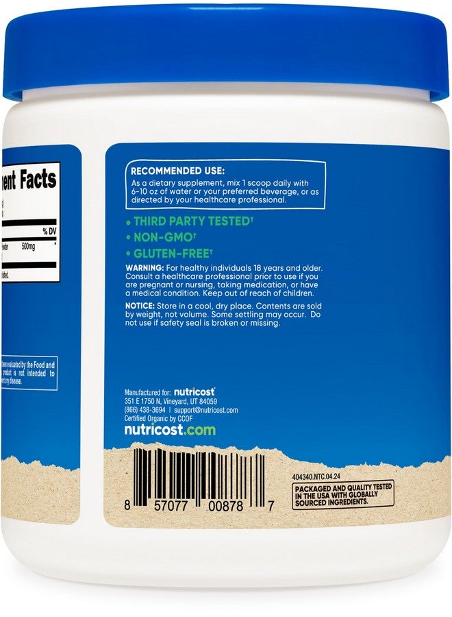 Nutricost مسحوق موكونا بروريين العضوي من نوتريكوست (250 جرام) - خالي من الجلوتين، غير معدل وراثيًا وصديق للنباتيين - Image 4