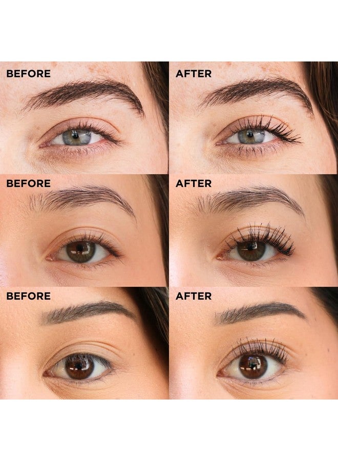 Haleys Re-veal Lash Lengthening Mascara - VEGAN & CRUELTY-FREE Makeup, Curved Wand for Feathery Lash-Extension Look, Lightweight Korean Formula (Black) - Image 3