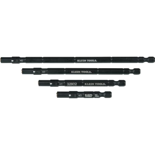 Klein Tools 32944 Flip Socket Replacement Hex Shafts for Klein Flip Sockets 2Inch to 612Inch 4Pack - Image 1
