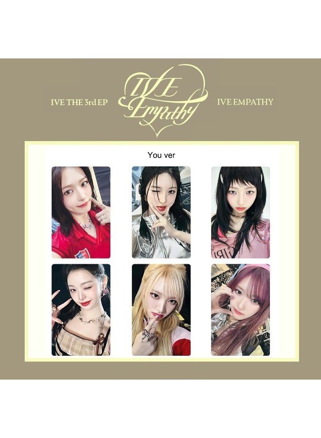 NIBEMINENT 6 Pcs Kpop IVE Empathy Lomo Cards Card For Fans Collection Gifts - Image 1