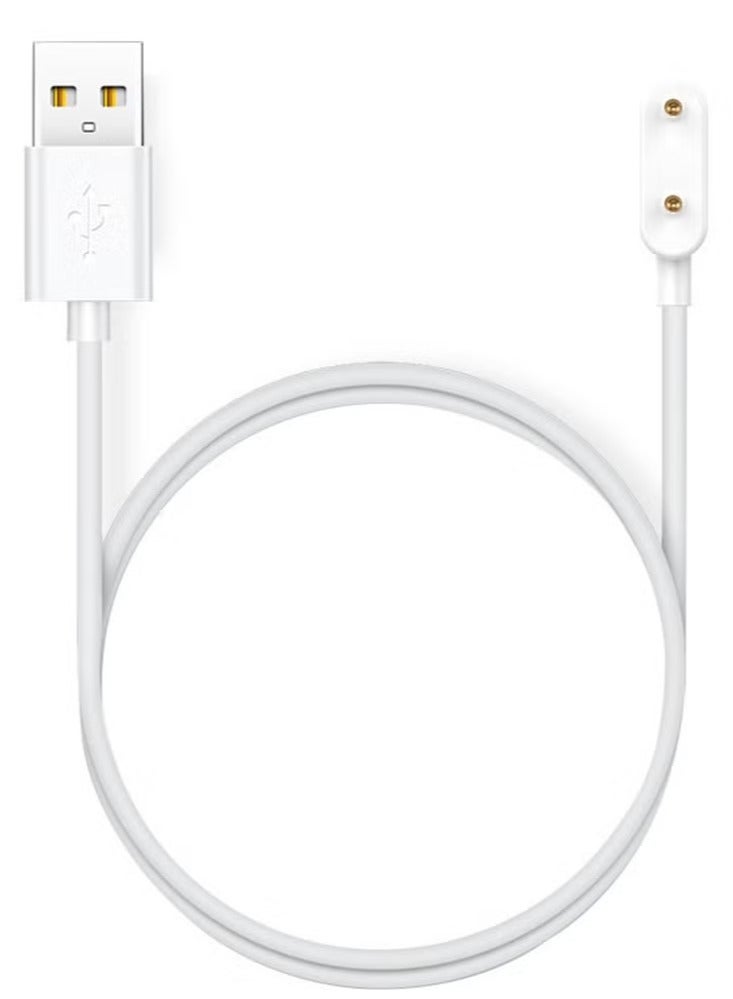 keloray 1M USB Charging Cable for Huawei Watch Fit 3/Huawei Watch Fit 2/Huawei Band 9/Huawei Band 8/Huawei Band 7/Huawei Band 6/Huawei Band 6 Pro/Honor Band 9/Honor Band 8/Honor Band 7/Honor Band 6/Honor Band 6 pro,Smart Watch Accessories Dock Charger Adapter Cable White - Image 1
