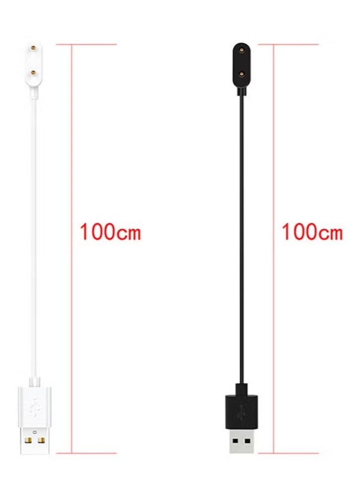 keloray 1M USB Charging Cable for Huawei Watch Fit 3/Huawei Watch Fit 2/Huawei Band 9/Huawei Band 8/Huawei Band 7/Huawei Band 6/Huawei Band 6 Pro/Honor Band 9/Honor Band 8/Honor Band 7/Honor Band 6/Honor Band 6 pro,Smart Watch Accessories Dock Charger Adapter Cable White - Image 3
