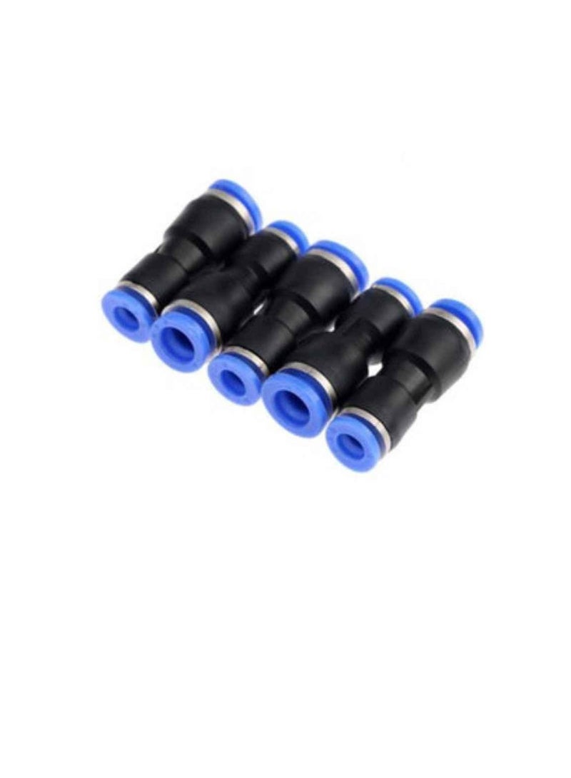 PU Pipe & Fittings Polyurethane | Pneumatic Pipe Push in to Connect Fittings (Reducer Socket - Pack of 5, 10x6mm) - Image 1
