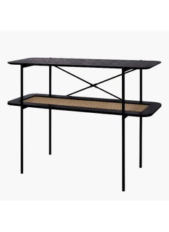 Home Box Monty Rattan Console Table with Shelf  - Image 5