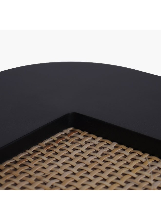 Home Box - Monty Rattan Console Table with Shelf - Image 1