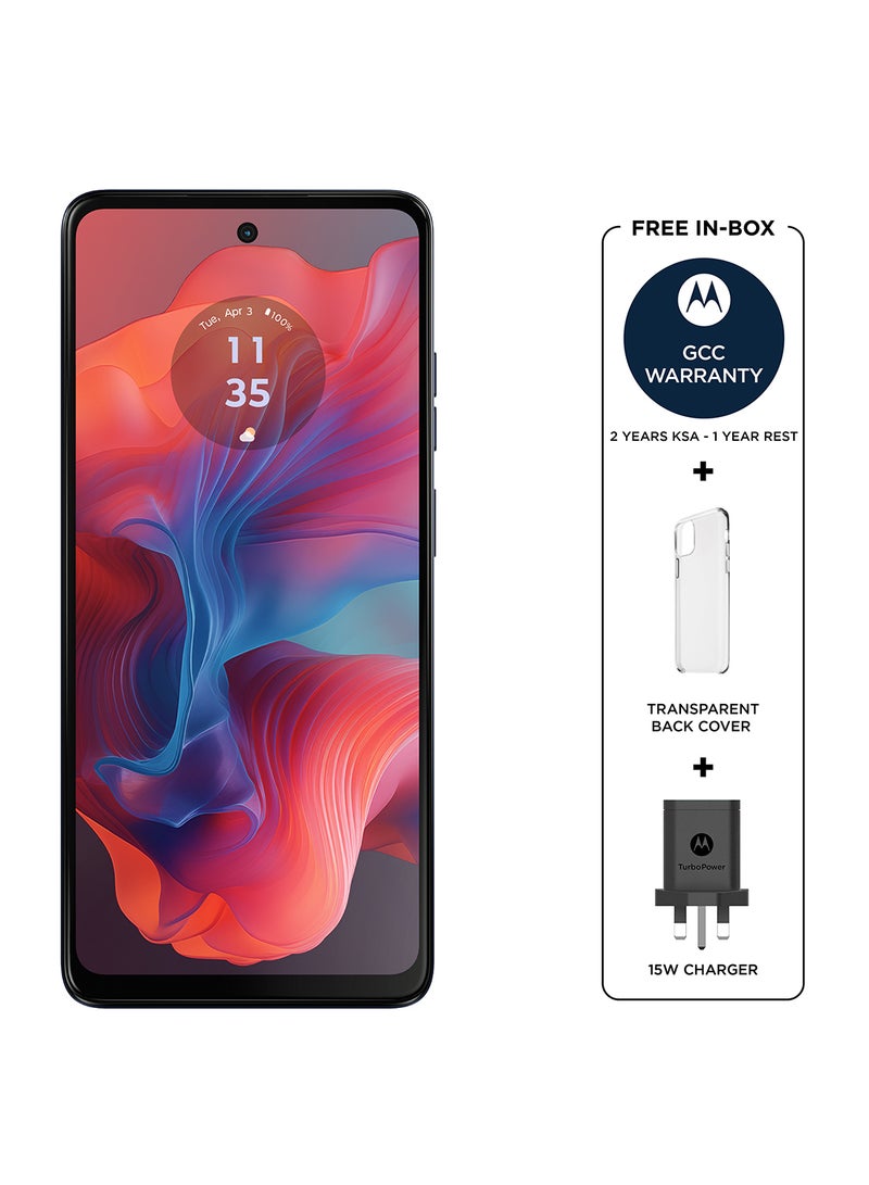 موتورولا G04S ثنائي الشريحة، لون عربي كونكورد أسود، 4 جيجابايت رام، 128 جيجابايت، 4G - إصدار الشرق الأوسط - Image 2