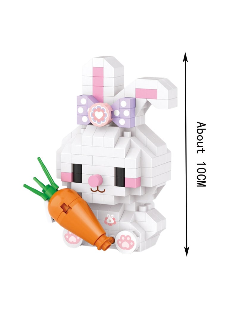 Rabbit 170pcs, Street Scene, Animal Set Building Block Toys, Educational Assembly Model Gift For Children - Image 2