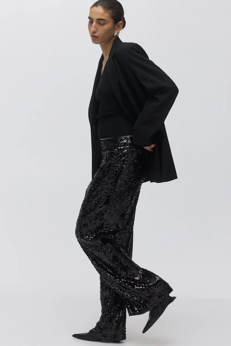 H&M Sequined trousers