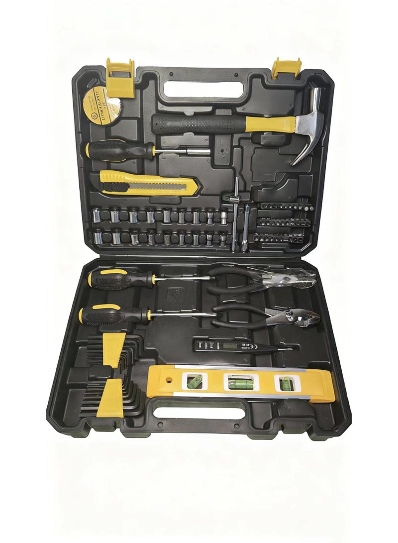 （China monthly sales of 100,000 units）78 Piece Tool Box Set, Basic Home Tool Kit, Car Tool Set, Mechanic Hand Tool Kit, Tool Kit for Home - Image 1