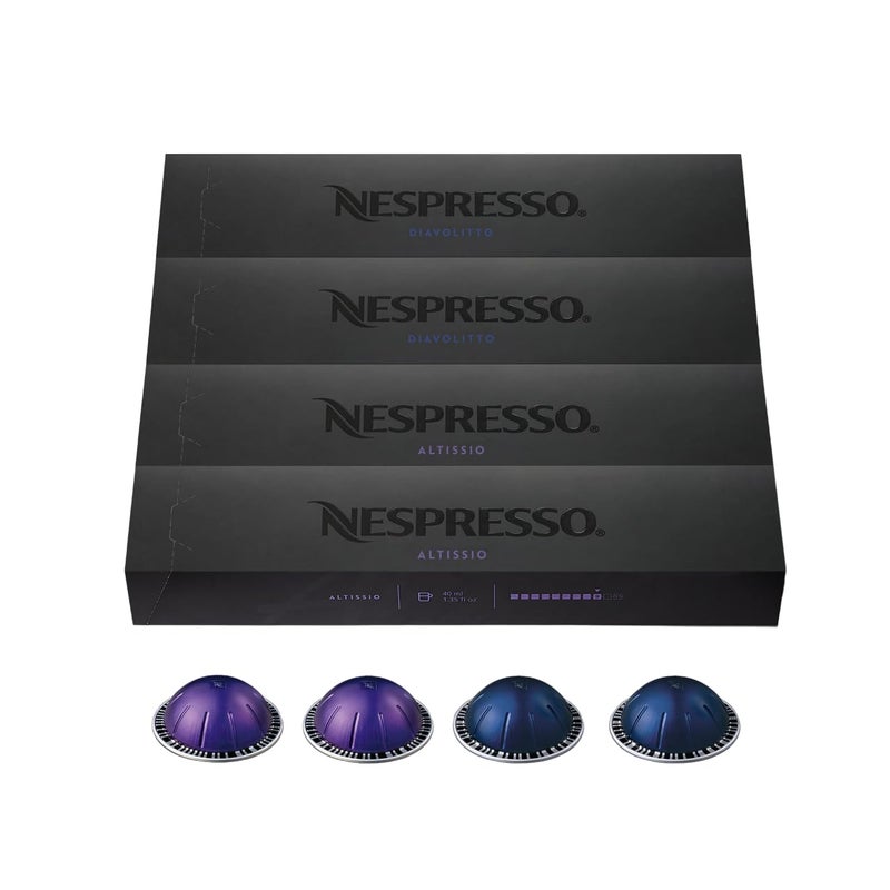 Nespresso Capsules Vertuo Espresso Bold Variety Pack Medium and Dark Roast Espresso Coffee 40Count Espresso Pods Brews 135oz - Image 2