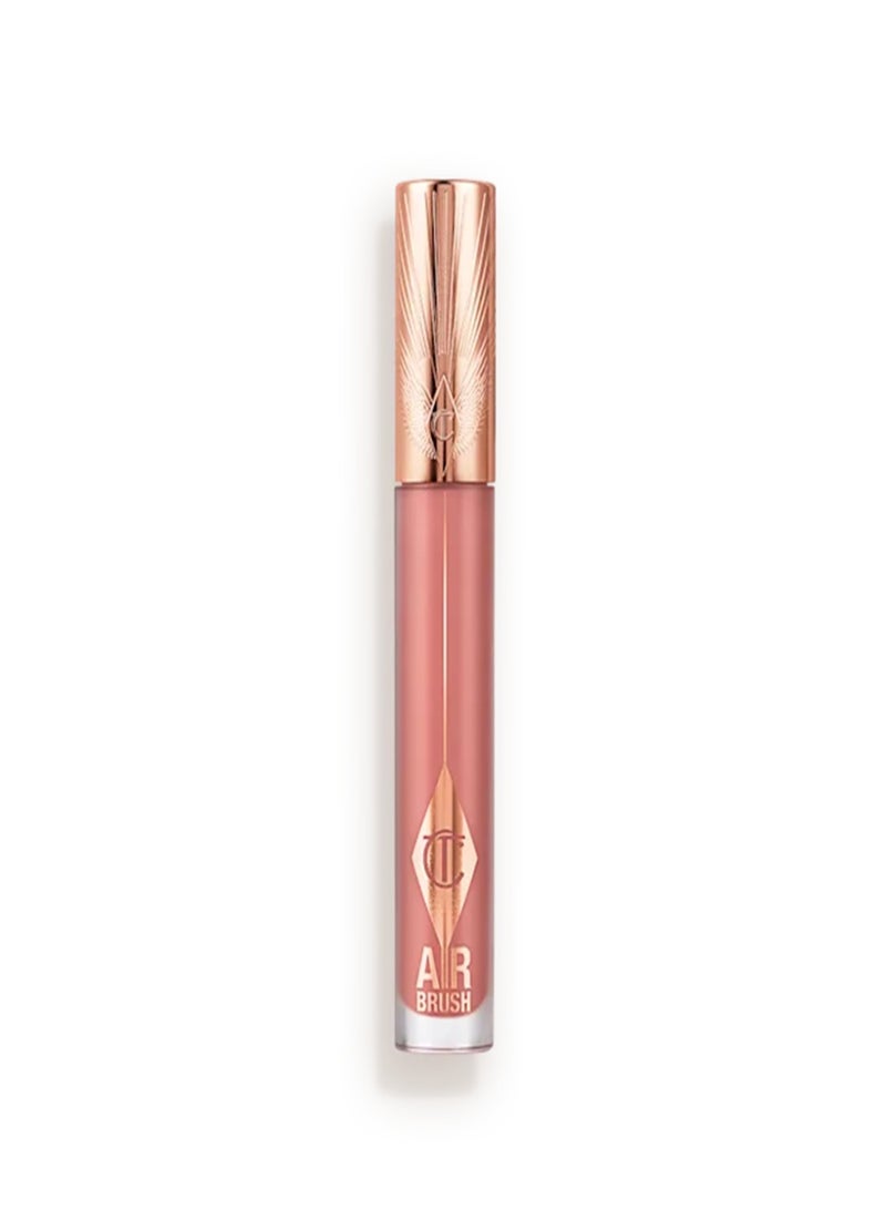 شارلوت تلبوري أحمر شفاه سائل Charlotte Tilbury Airbrush Flawless Lip Blur – درجة Pillow Talk Blur - Image 1