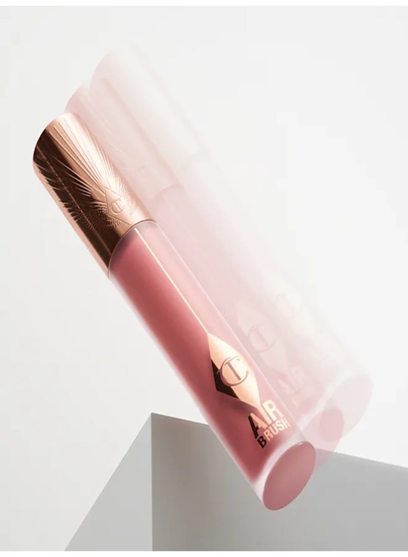 شارلوت تلبوري أحمر شفاه سائل Charlotte Tilbury Airbrush Flawless Lip Blur – درجة Pillow Talk Blur - Image 3