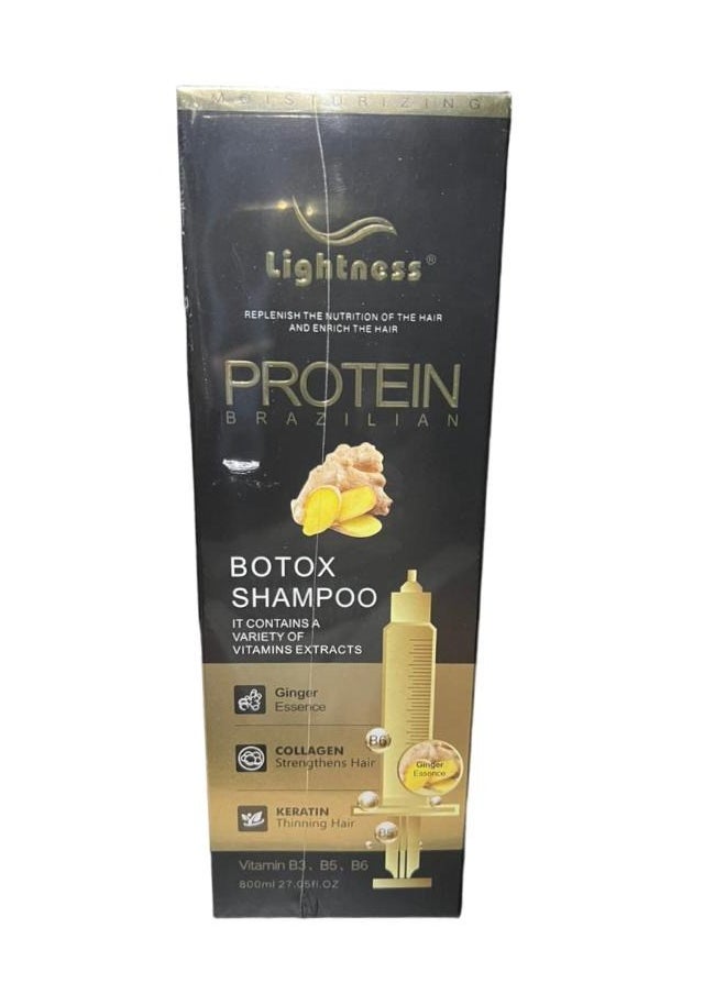 Lightness Protein Brazilian Botox Shampoo 800 ML  - Image 1