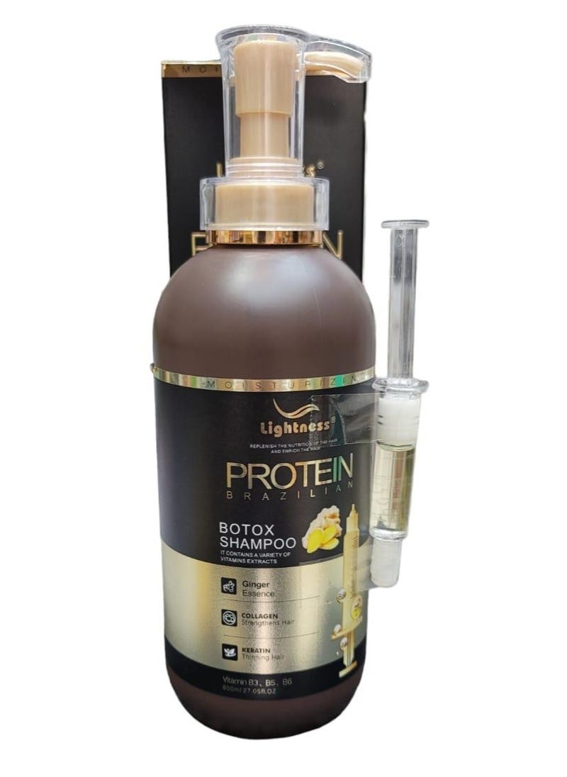 Lightness Protein Brazilian Botox Shampoo 800 ML  - Image 2