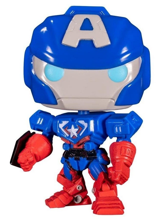 Funko Pop Marvel Avengers Mech Strike 829 Captain America Glow In The Dark Exclusive Special Edition Marvel Pop  - Image 3