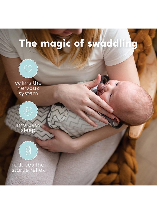 Cuddle Bug CuddleBug Adjustable Baby Swaddle Blanket & Wrap (Spots & Stripes), Pack of 3 (Small/Medium 0-3 Months Old) - Image 5