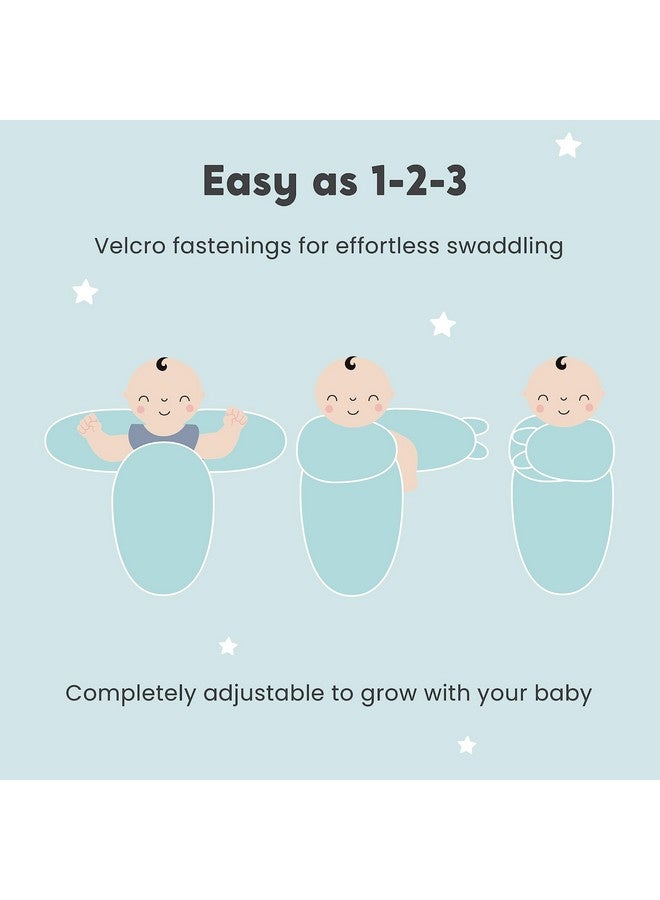 Cuddle Bug CuddleBug Adjustable Baby Swaddle Blanket & Wrap (Spots & Stripes), Pack of 3 (Small/Medium 0-3 Months Old) - Image 3