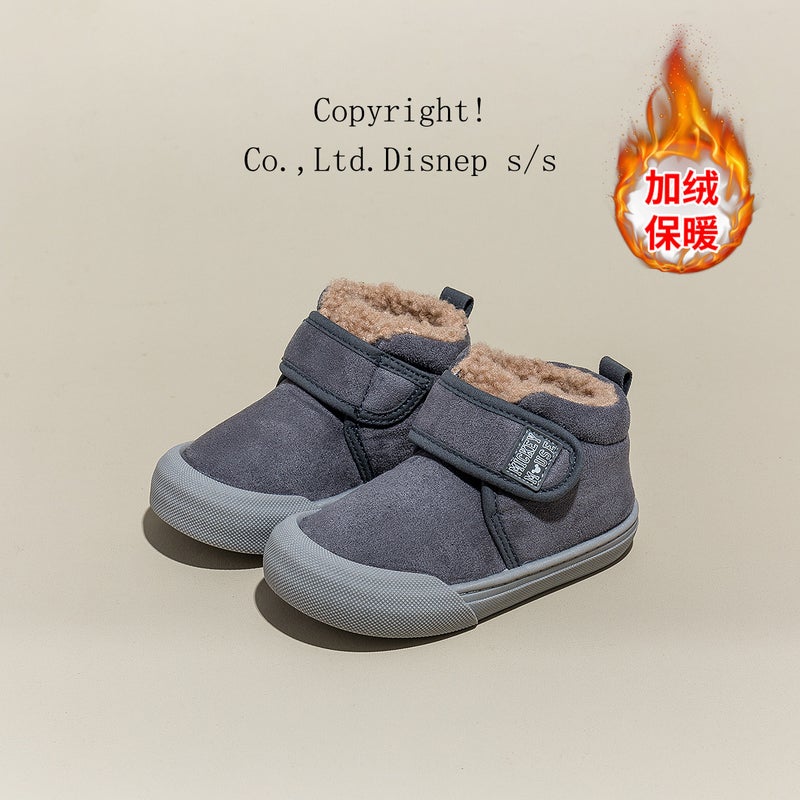 Disney Children'S Shoes Winter New Velvet Cotton Shoes Baby Toddler Shoes Soft Sole Children'S Non-Slip Indoor Baby Girl Shoes - Image 5