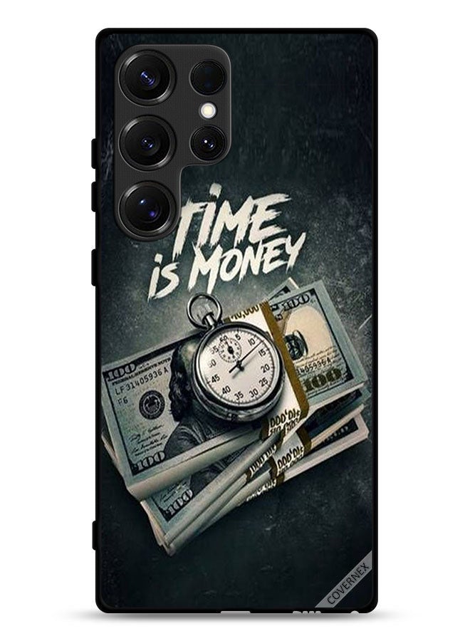Covernex Samsung Galaxy S25 Ultra Protective Case Cover Time Is Money - Image 1