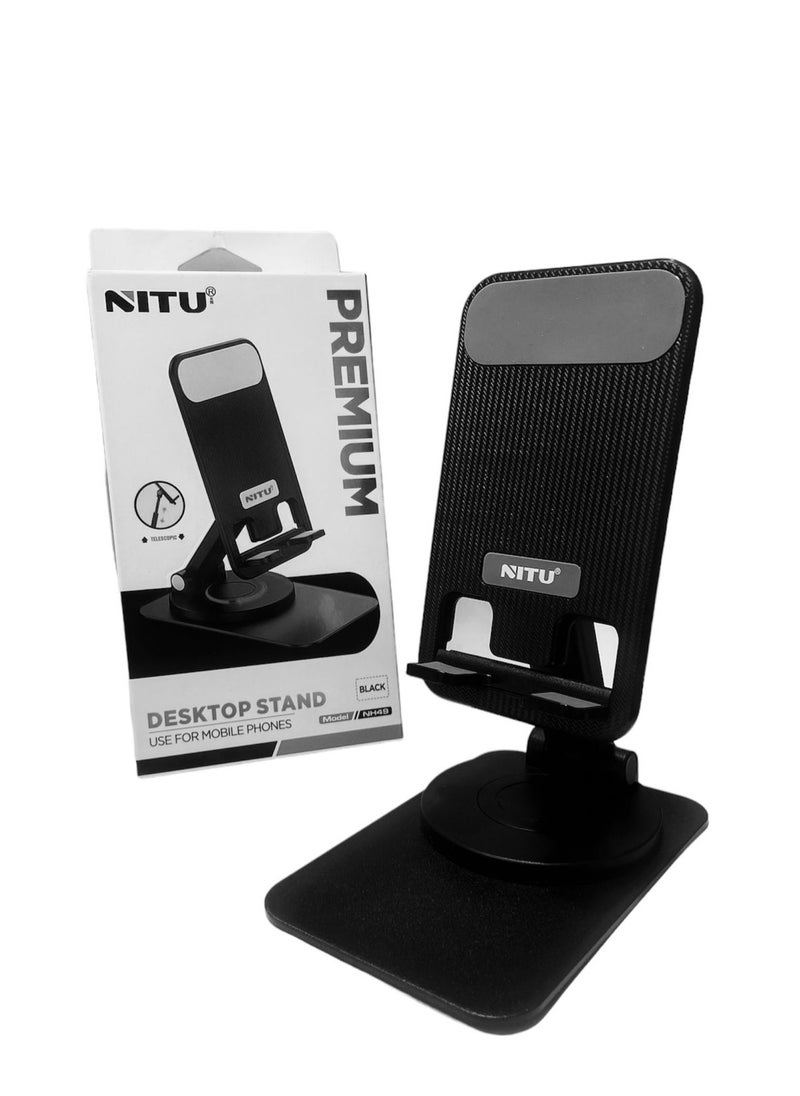 NITU Desktop Mobile Phone Tablet Holder Stand Rotatable Aluminum Alloy Cellphone Bracket - pzsku/ZB25480EE8521BC985282Z/45/_/1720449028/e23ec0cc-239b-44a7-8650-9cebde6827da