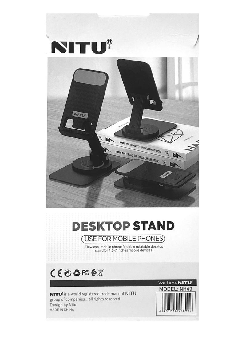 NITU Desktop Mobile Phone Tablet Holder Stand Rotatable Aluminum Alloy Cellphone Bracket - pzsku/ZB25480EE8521BC985282Z/45/_/1720449199/8713bb5a-af3d-41bf-bf05-5496befd3114