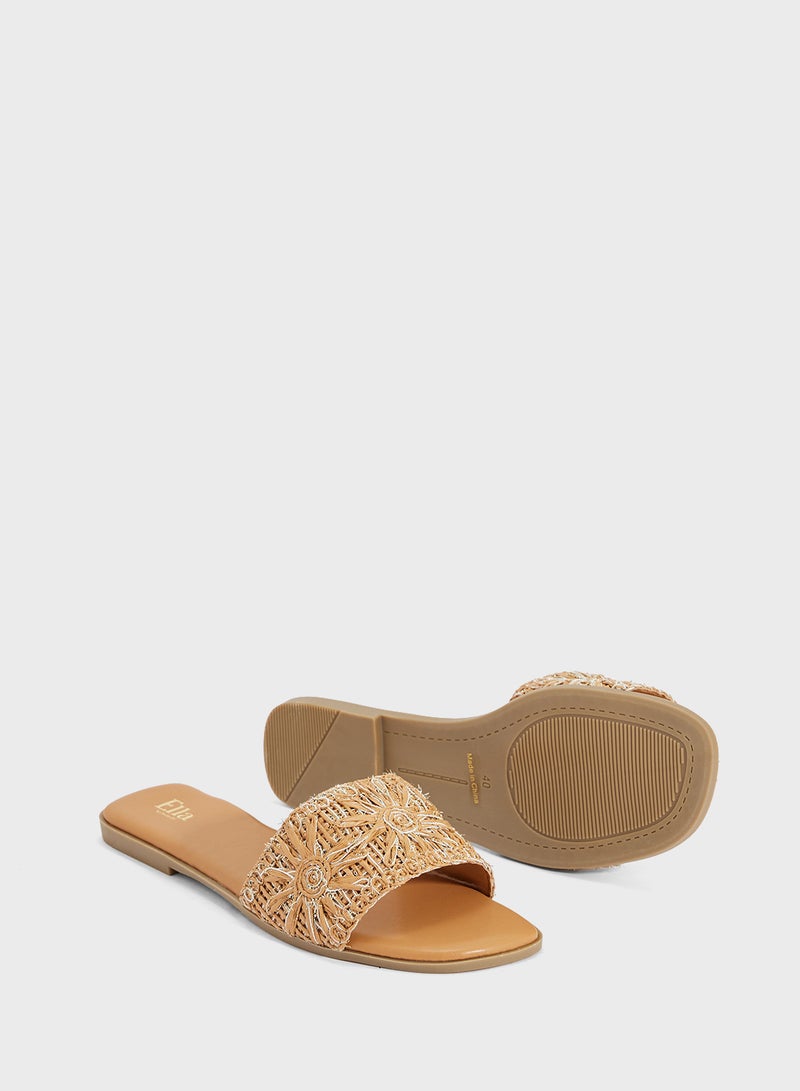ELLA Ladies Flat Sandal  - Image 3