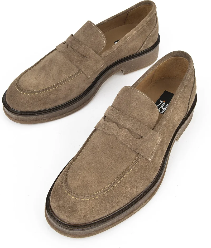 زيا , Men's Leather Shoes 1431043Z0212 Mink
