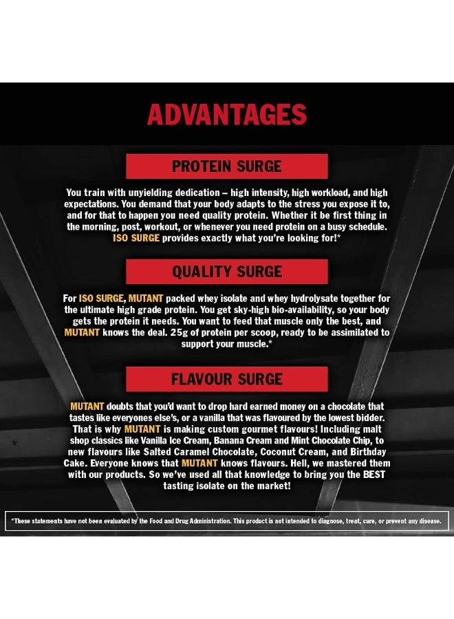 Mutant زبدة الفول السوداني إيزو سيرج شوكولاتة 2.27 كجم - Image 2