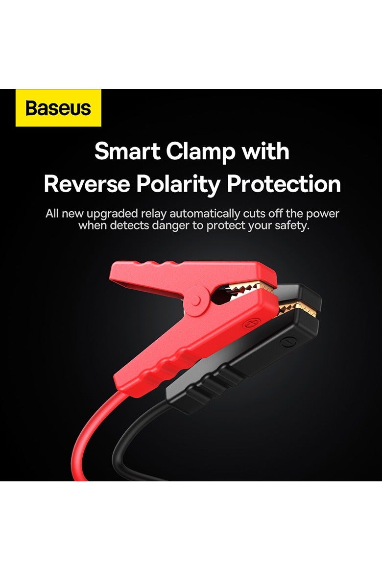 Baseus "26000mAh Battery Power – Baseus Super Energy Ultra 3000 Jump Starter – Portable Car Battery Charger – Black" - Image 3