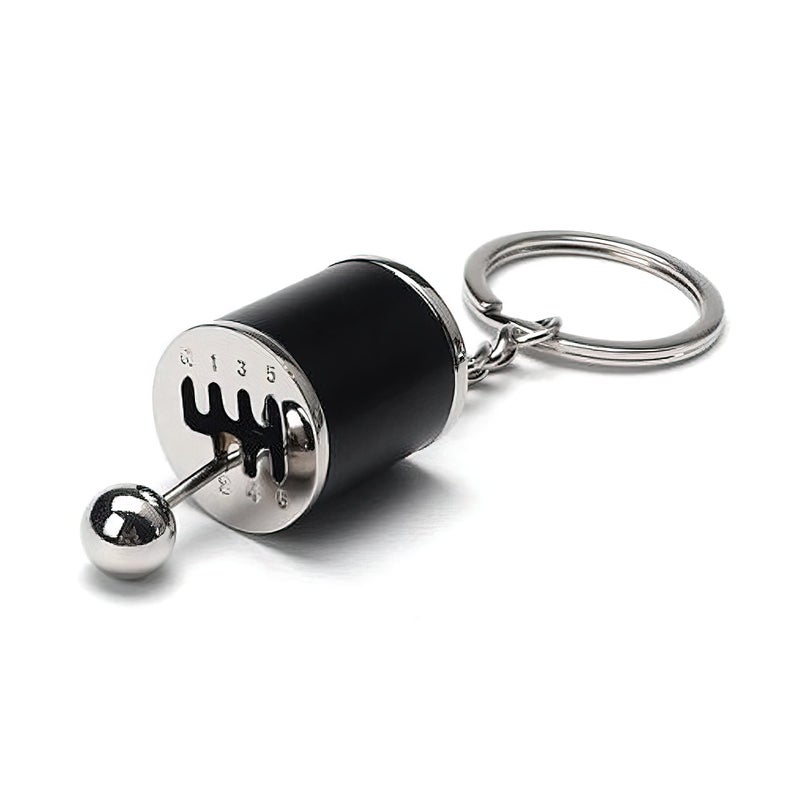 GT//Rotors Five Piece Auto Parts Metal Keychain - Spinning Turbo, Six Speed Manual Gearbox, Wheel Rim, Brake Rotor, Wrench Keychain - Image 2