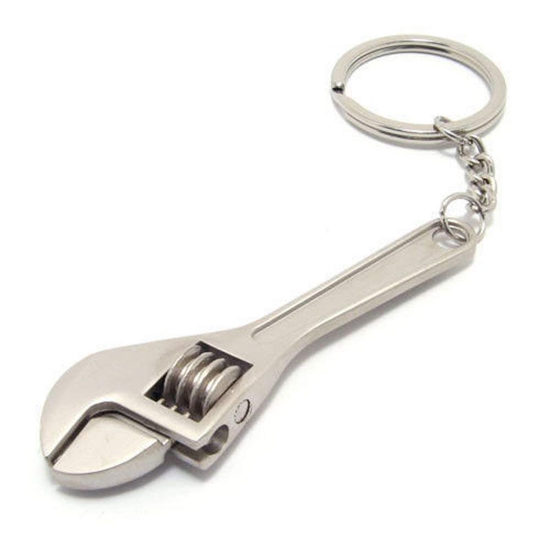 GT//Rotors Five Piece Auto Parts Metal Keychain - Spinning Turbo, Six Speed Manual Gearbox, Wheel Rim, Brake Rotor, Wrench Keychain - Image 4