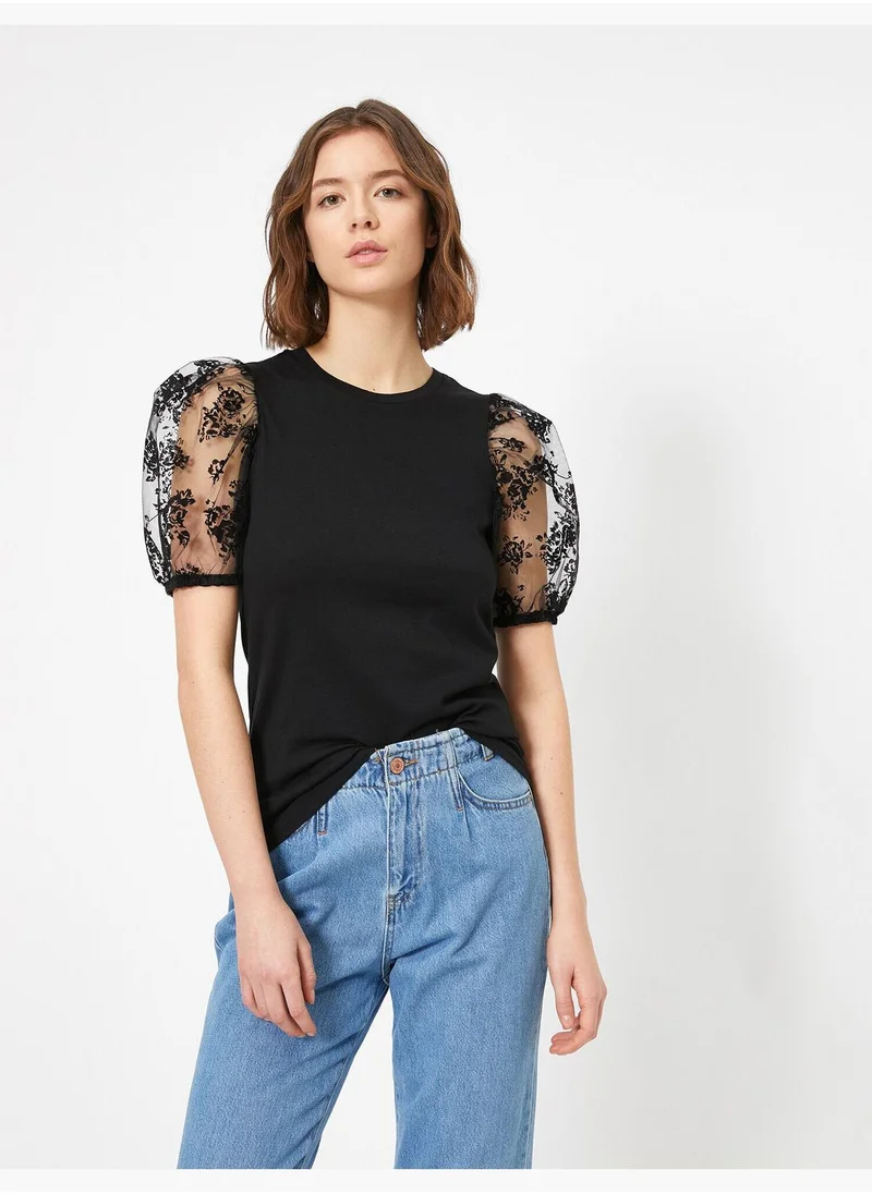 كوتون Patterned T-Shirt