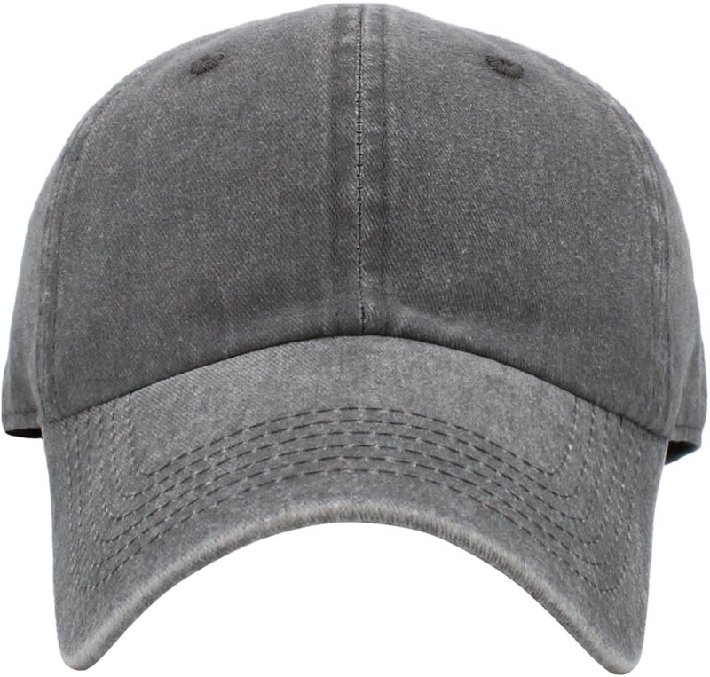 KBETHOS KB-PG-Low Washed Gray Original Classic Low Profile Cotton Hat Men Women Baseball Cap Dad Hat Adjustable Unconstructed Plain Cap - Image 2
