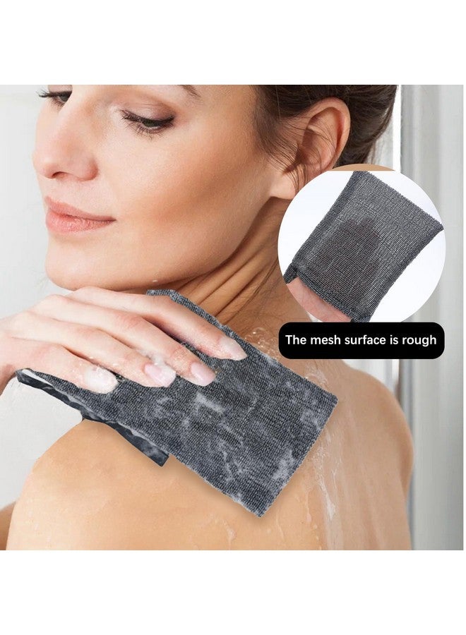 COMNICO 3PCS Soap Bag Exfoliating Soap Saver Pocket, Nylon Mesh Bar Soap Foam Lather Pouch Drying Soap Holder Body Scrubber Rough Sponge Exfoliator for Bath Shower - Image 3