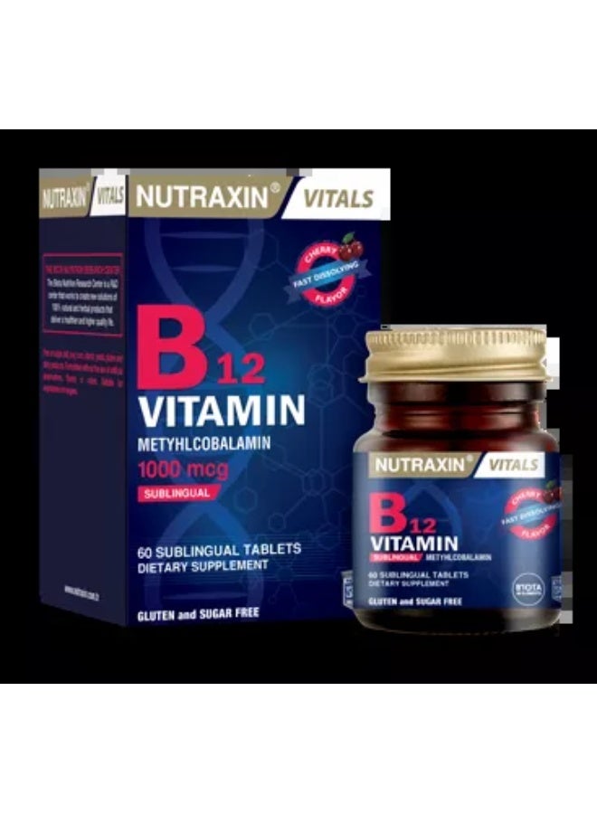 NUTRAXIN Vitamin B12 1000 Mcg 60 Tablets