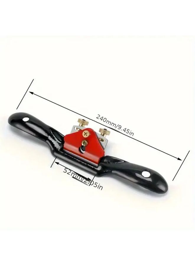 Red Handheld Woodworking Plane Manual Wood Carving Chisel Set 9 45In X 2 05In - Image 3