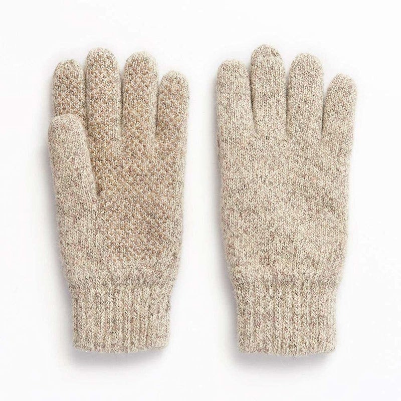 HOT SHOT Men’s Ragg Wool Full Finger Gloves – Oatmeal, Insulated for Low-Temperature Outdoor Weather - Image 4