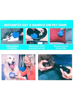 Neostyle Neostyle 3 in 1 Pet Hair Removal Brush Blue  - Image 2