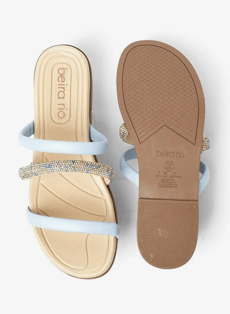 Beira Rio Jeans Flat Sandals for Women – Stylish Ladies Flat Sandals & Comfortable Flat Slippers for Women | Best Price UAE