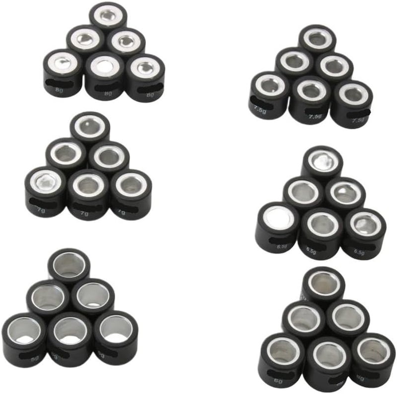 Motorcycle 6PC Variator Racing Roller Weights 5g-8g 19x15.5mm Fit For Dna 50 Ice Eu2 50cc CM1102015(5G) - Image 2